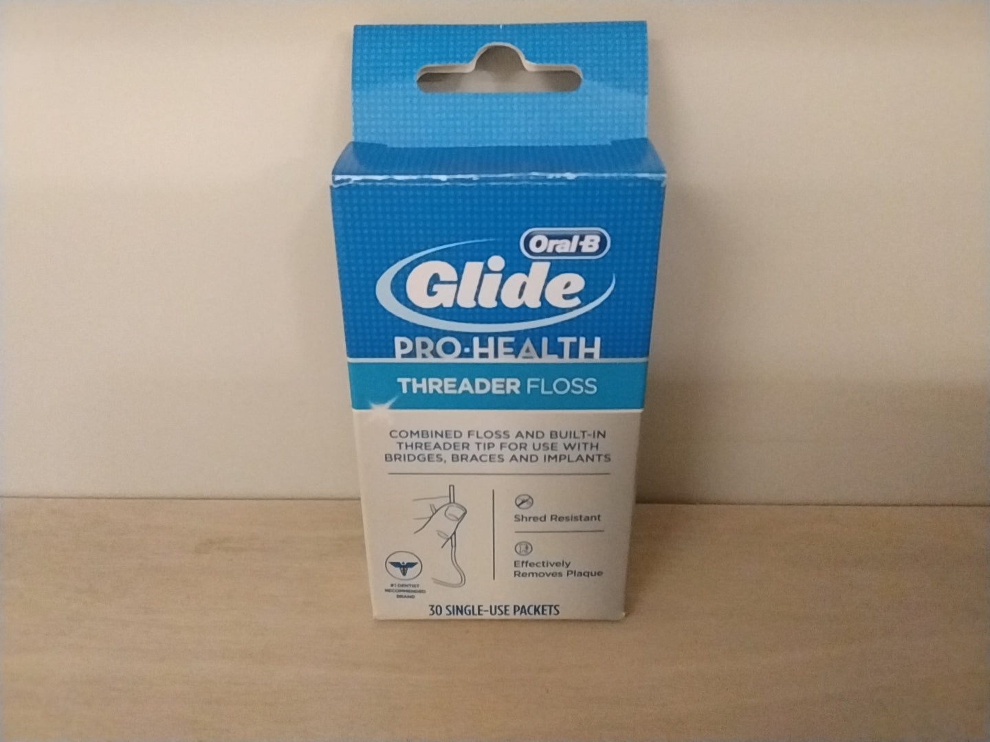 Glide threader floss