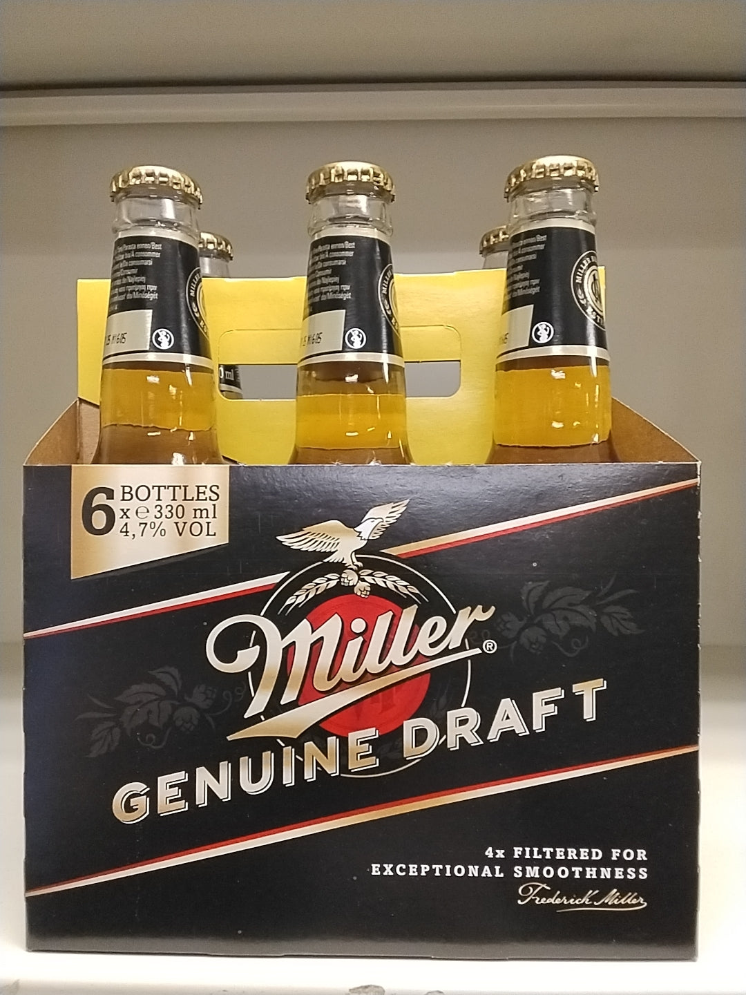 6 pack Miller Genuine Draft