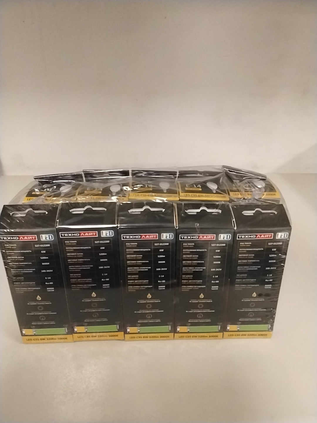 E-14 8 count bulbs 6 watt (Check with Mirzo)