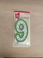 Birthday candle number 9