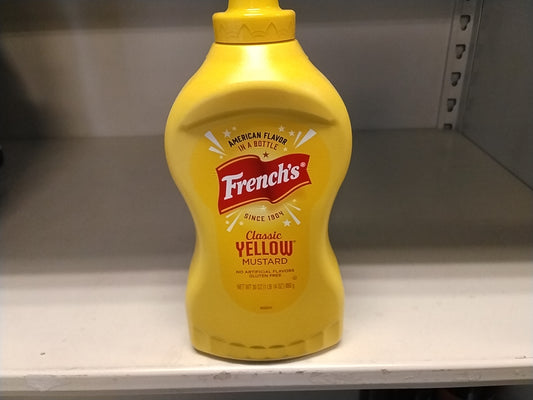 French's Yellow mustard 30oz