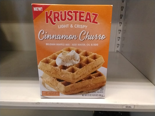 Krusteaz Cinnamon waffle mix 21oz