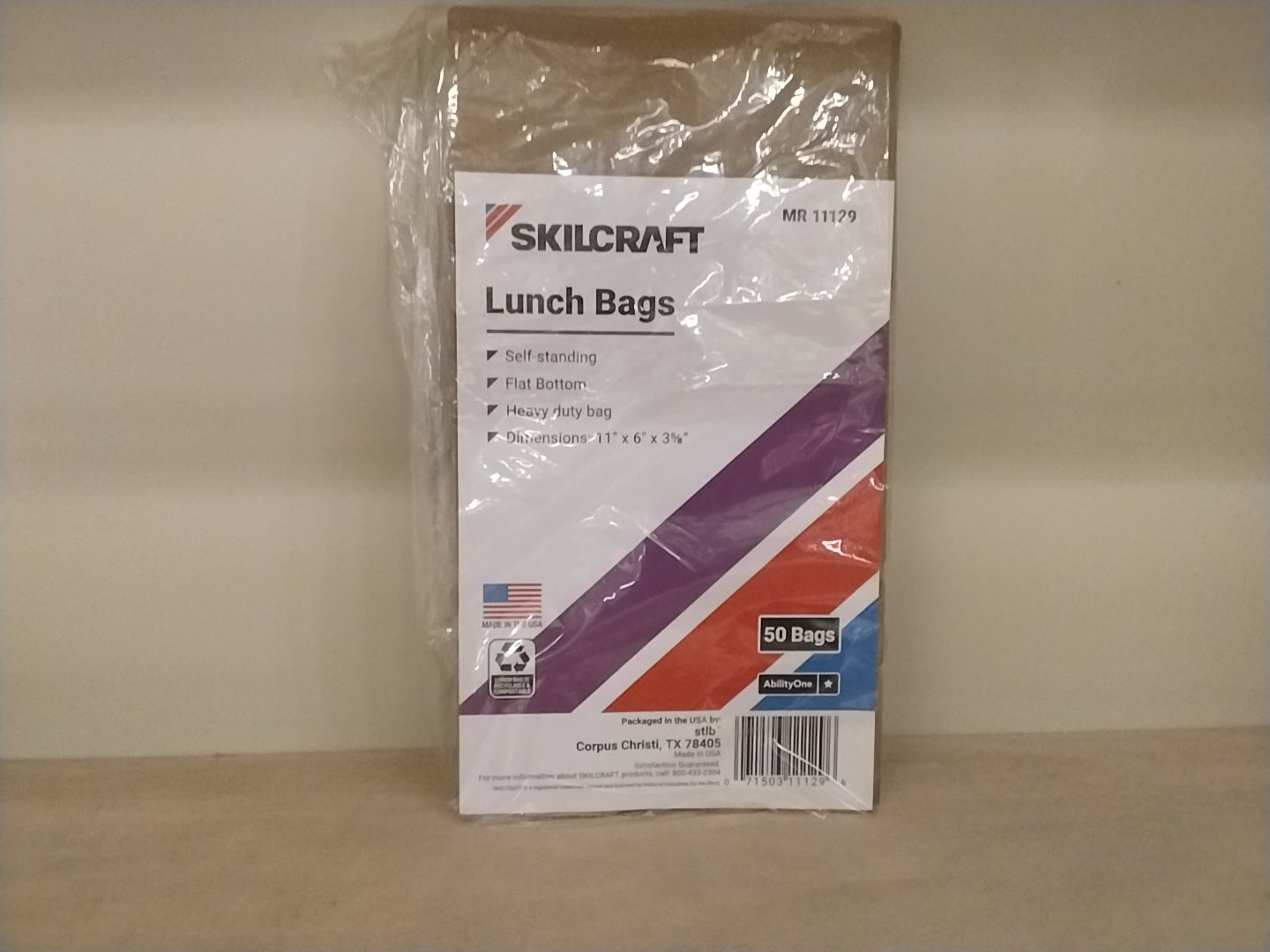 Lunch bags skilcraft / 50 bags