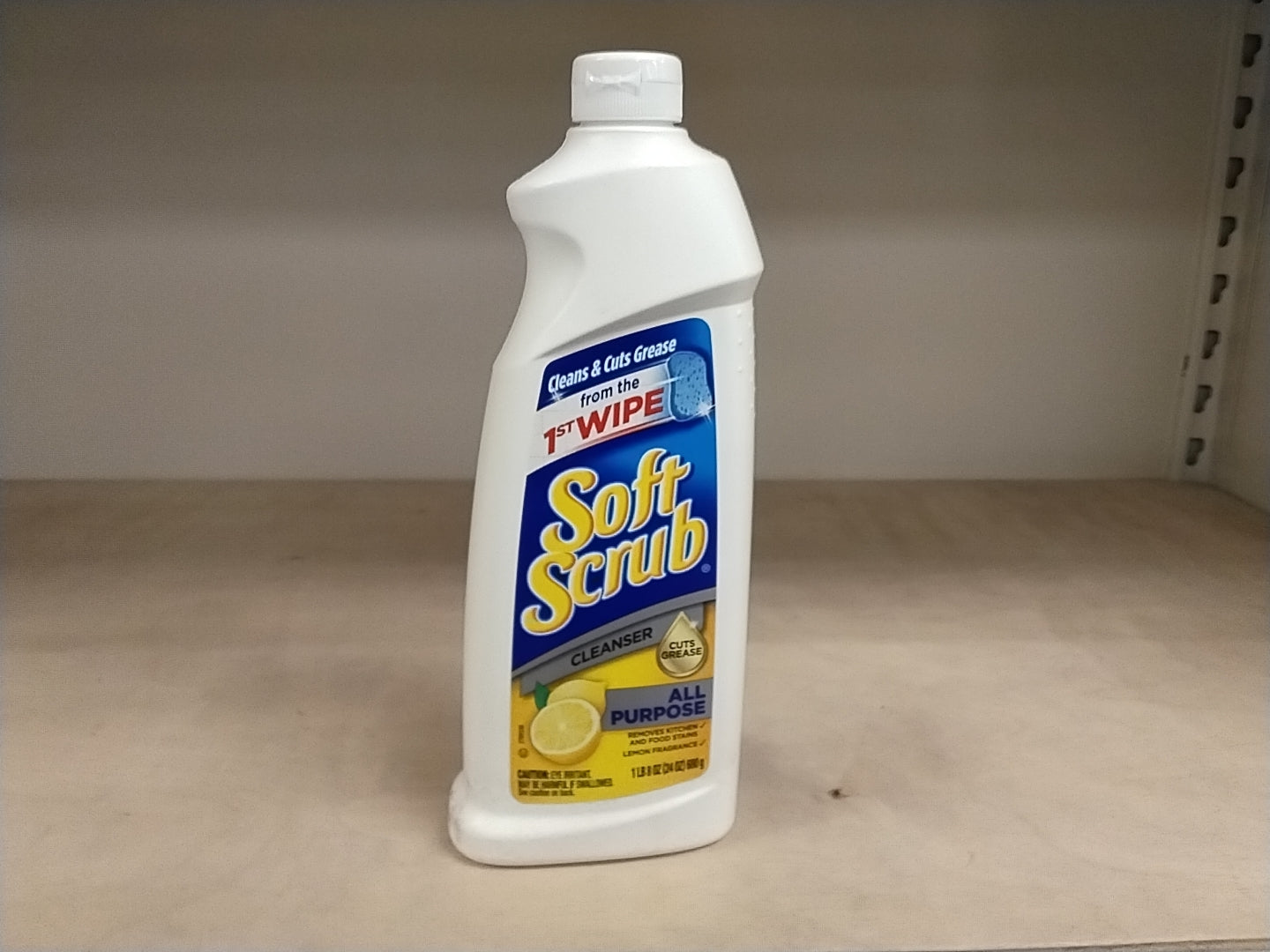 Soft scrub cleanser lemon