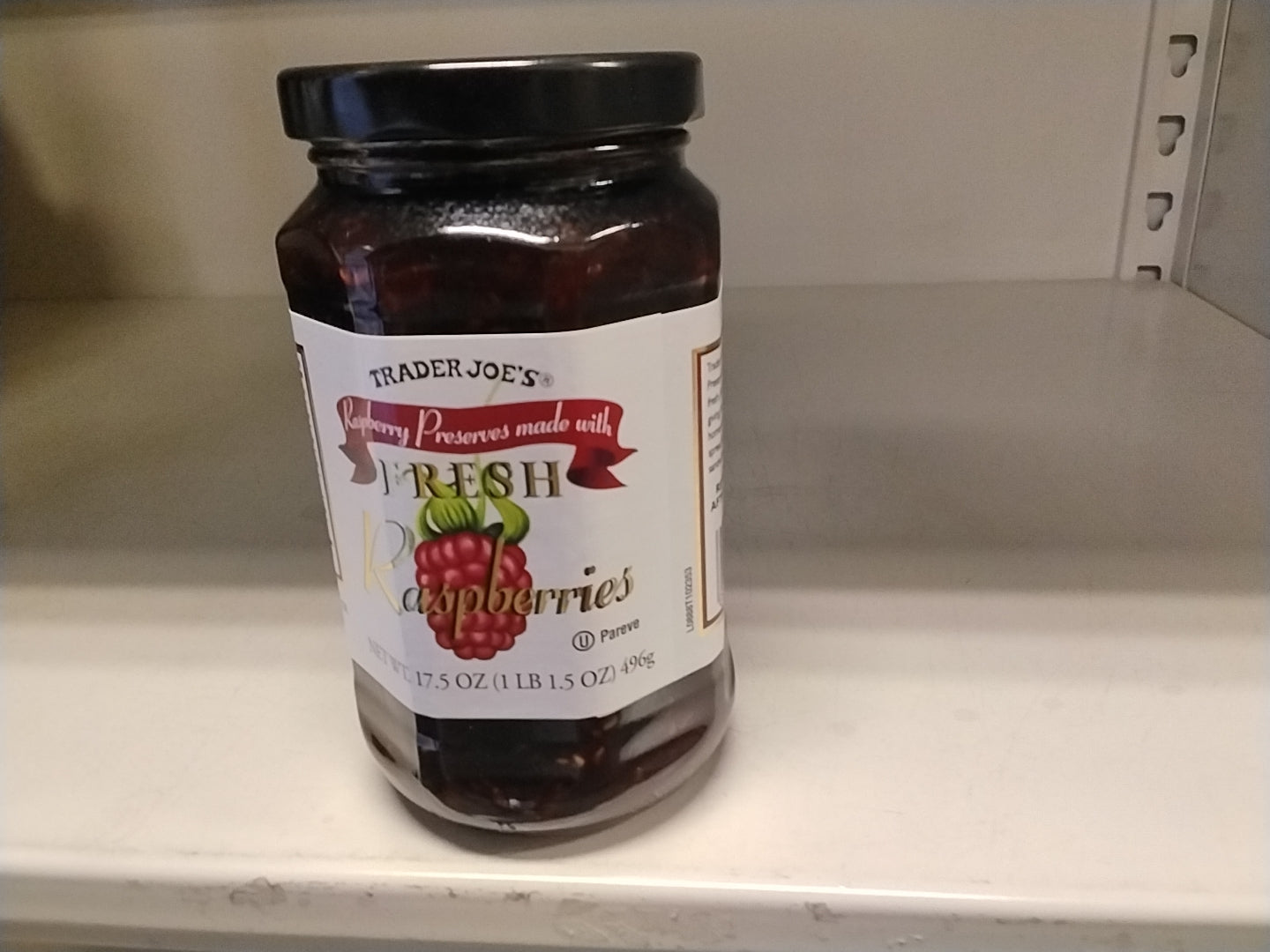 TJ's Raspberry Preserves 17.5 oz