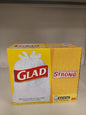 Glad trash bags 13 tall. 80 count
