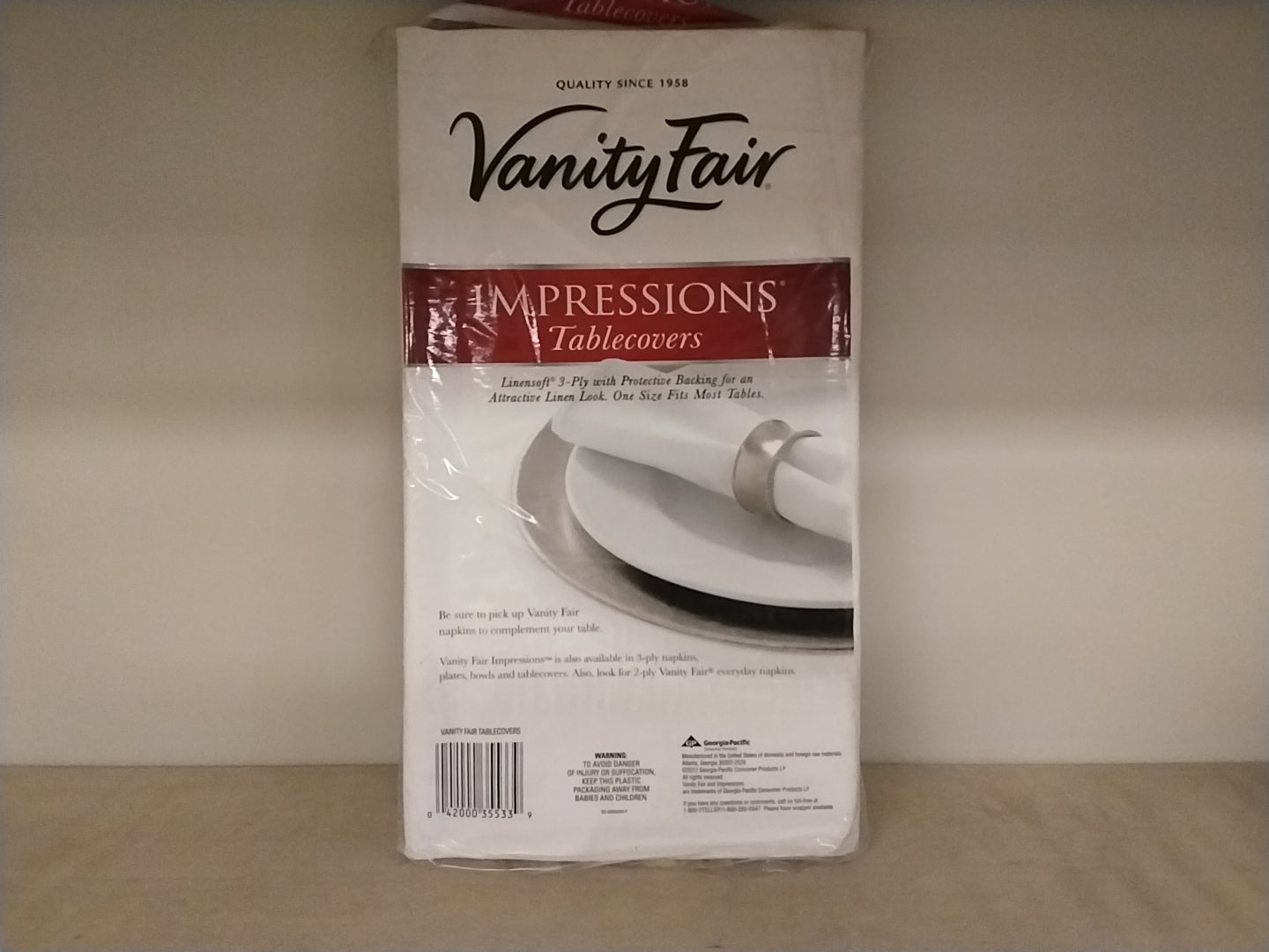 Vanity fair tablecovers
