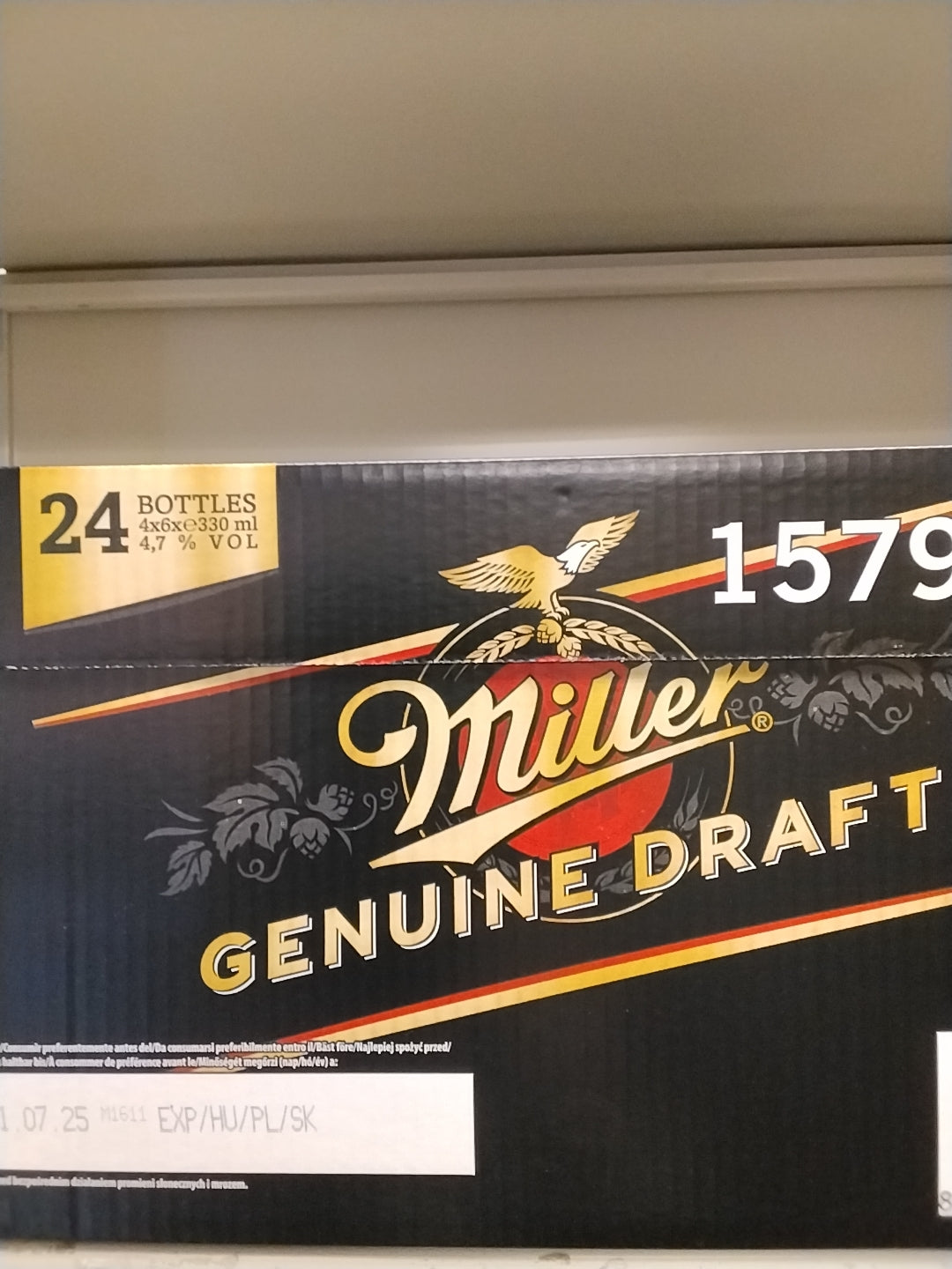 24 pack Miller Genuine Draft